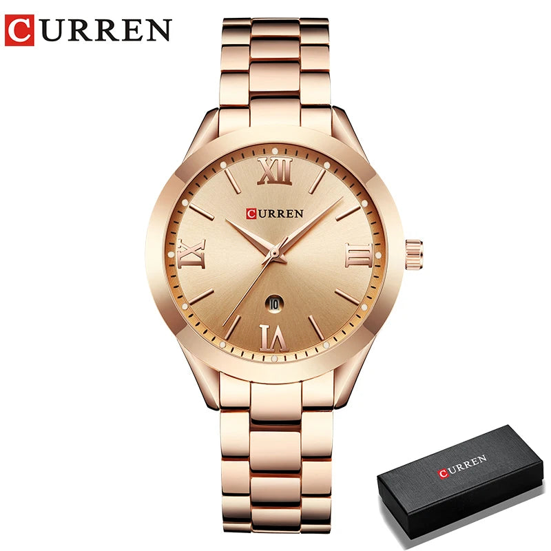 CURREN Classy Women Gold Watch