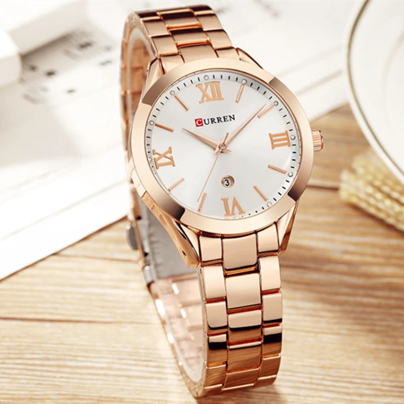 CURREN Classy Women Gold Watch