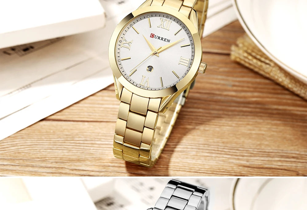 CURREN Classy Women Gold Watch