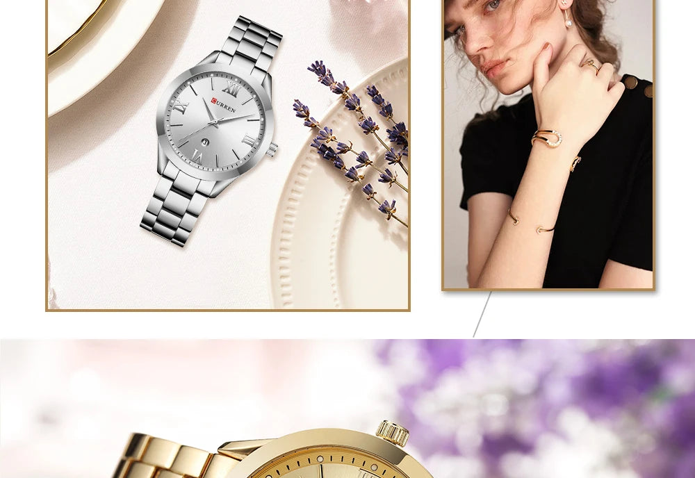 CURREN Classy Women Gold Watch