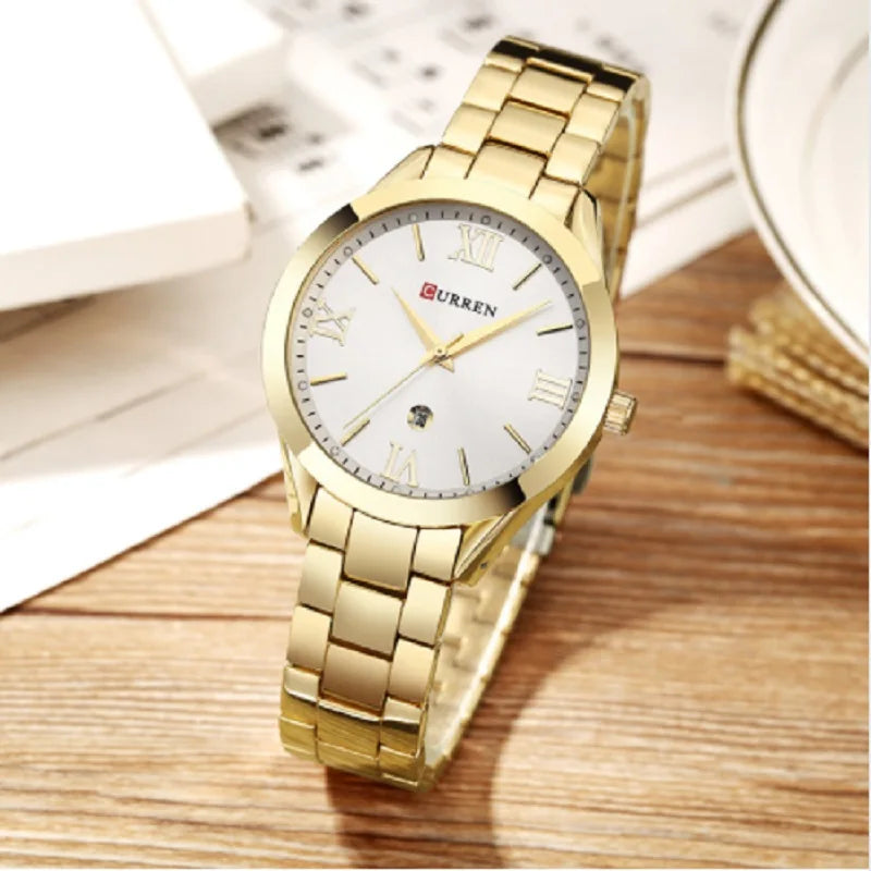 CURREN Classy Women Gold Watch