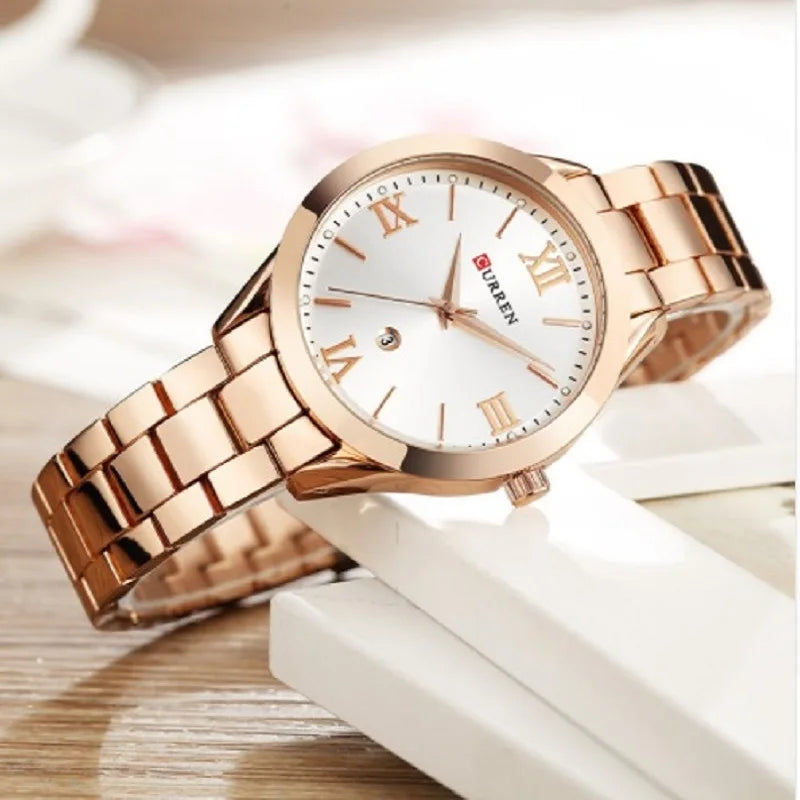 CURREN Classy Women Gold Watch