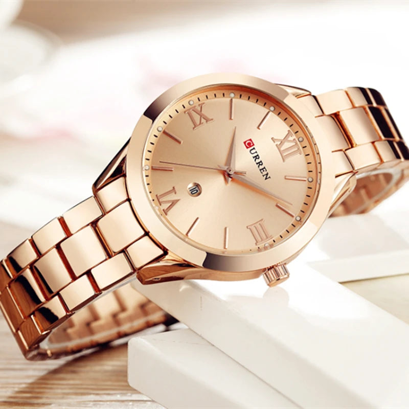 CURREN Classy Women Gold Watch