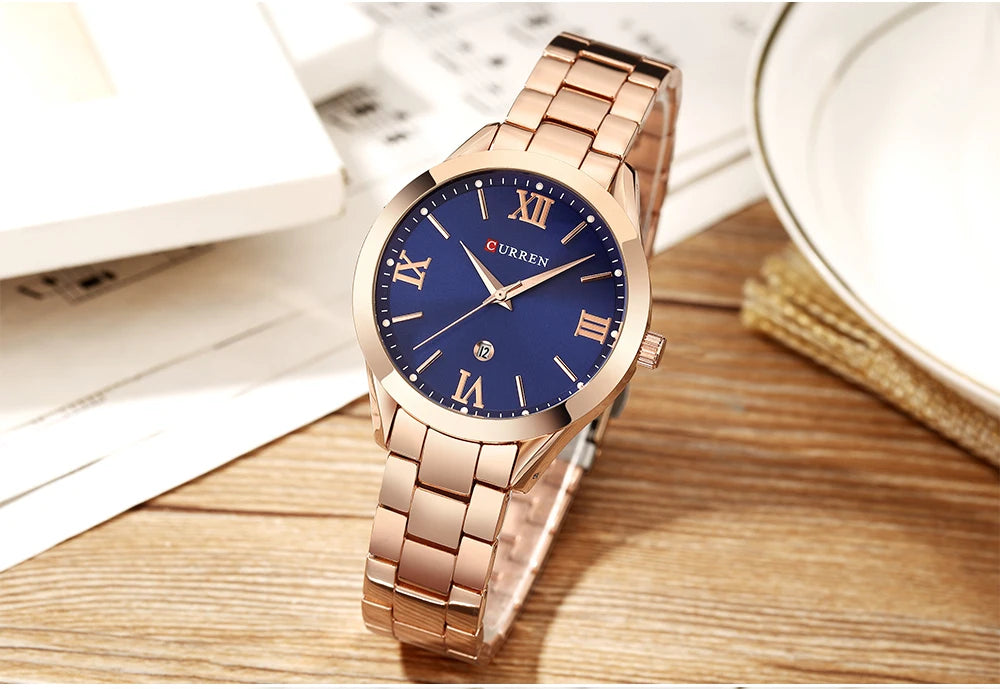 CURREN Classy Women Gold Watch