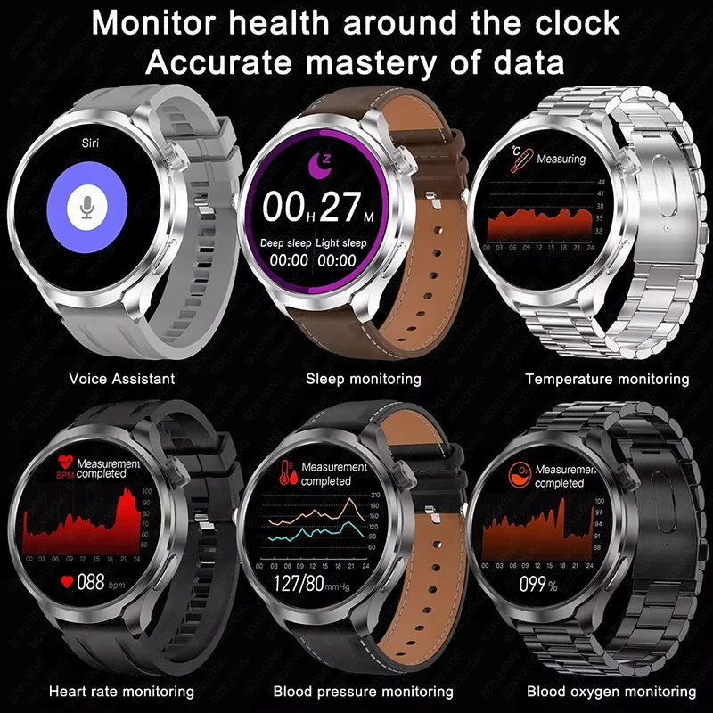 BOXUXING Amoled Screen Smartwatch