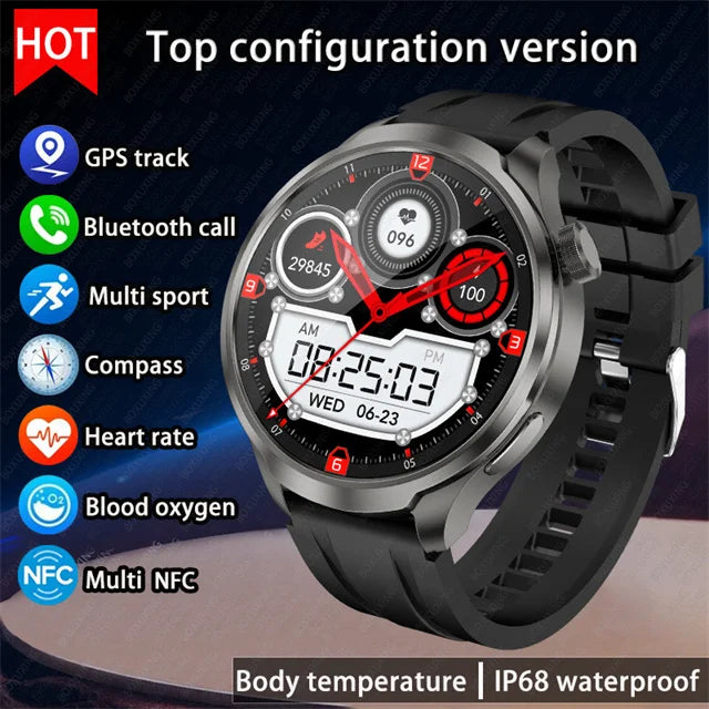 BOXUXING Amoled Screen Smartwatch