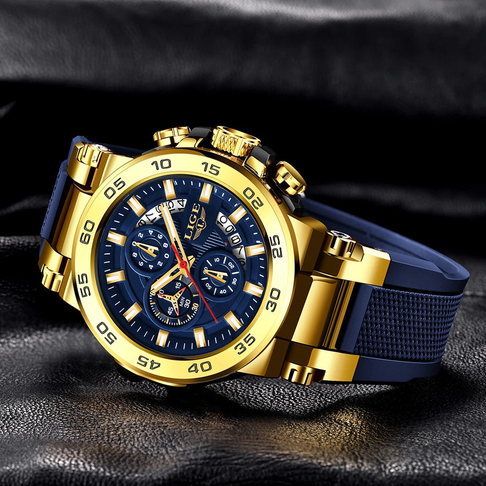 LIGE Luxury Mens Watches