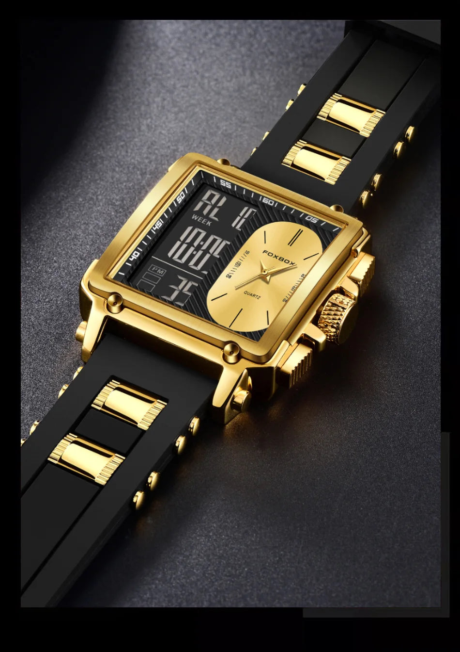 LIGE Fashion Square Digital Watch