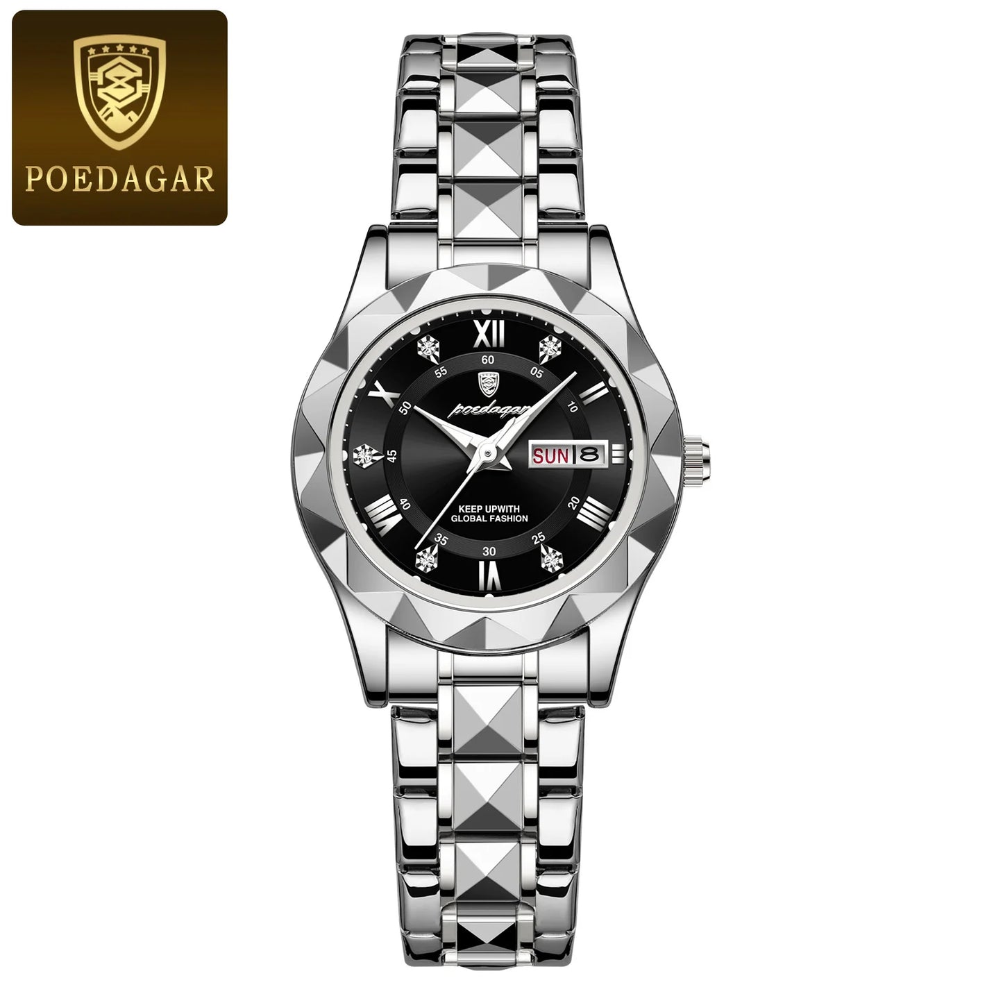 POEDAGAR Luxury Ladies Dress Watch