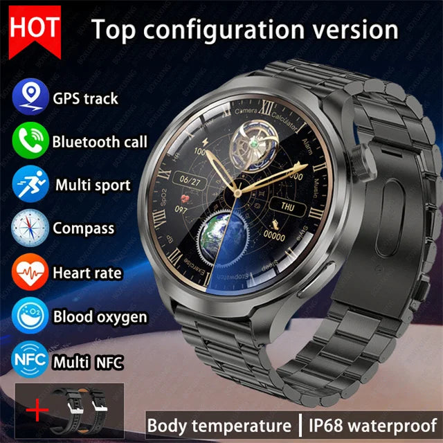 BOXUXING Amoled Screen Smartwatch