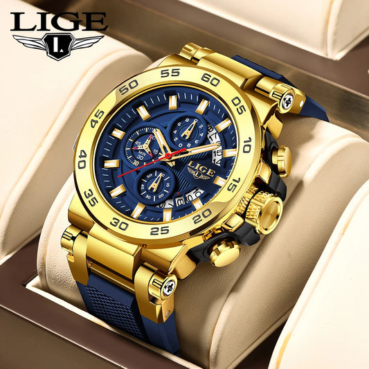 LIGE Luxury Mens Watches