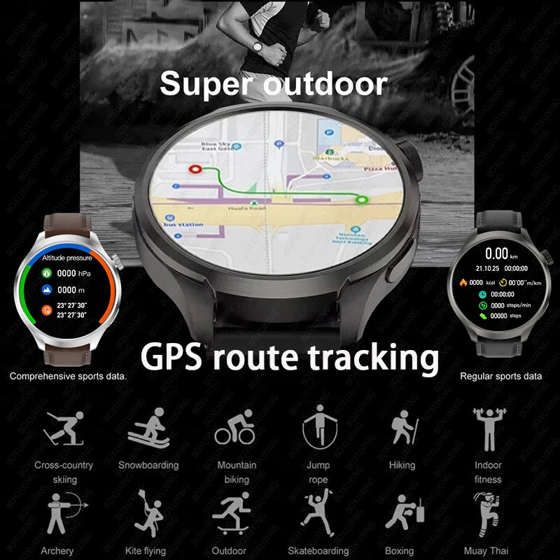 BOXUXING Amoled Screen Smartwatch