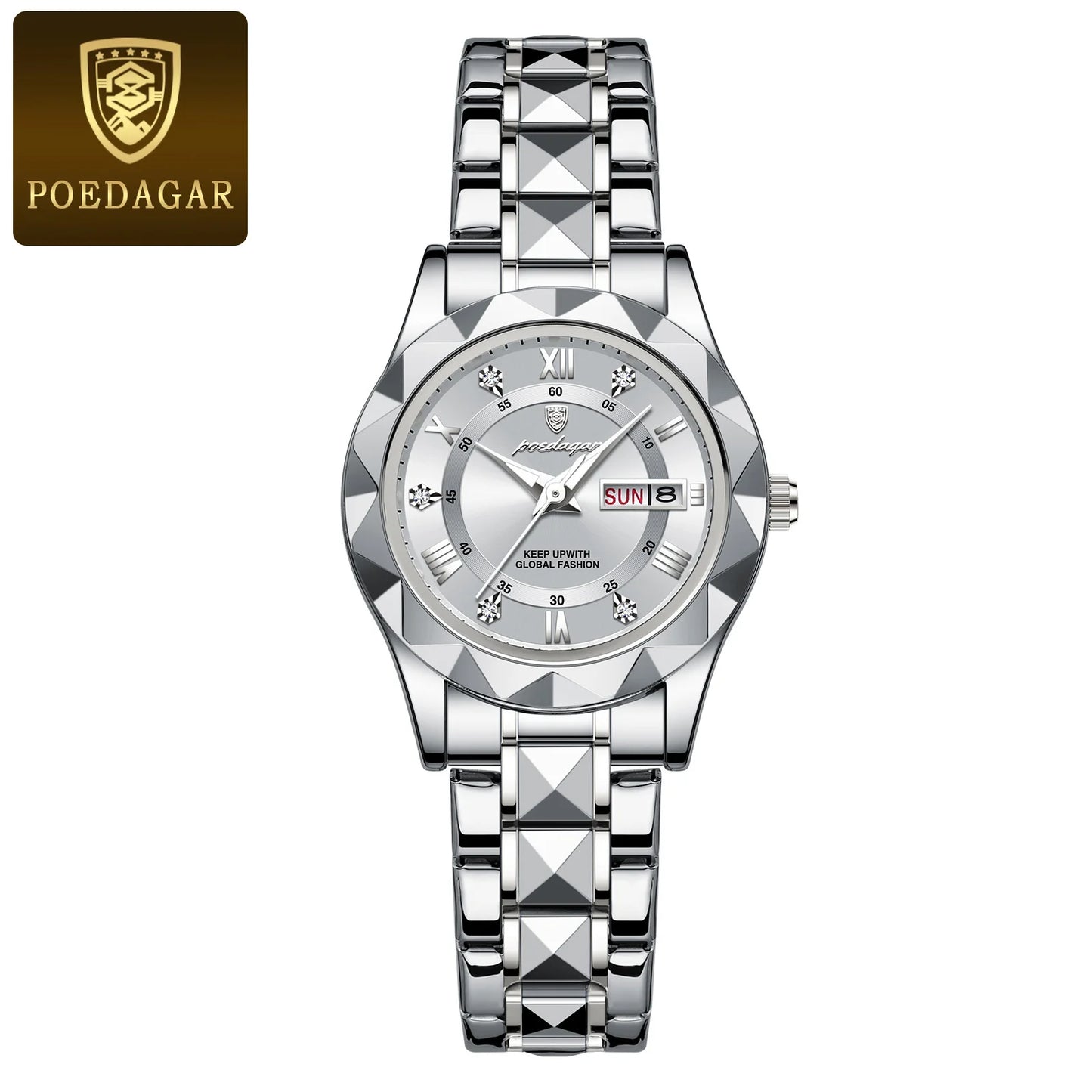 POEDAGAR Luxury Ladies Dress Watch