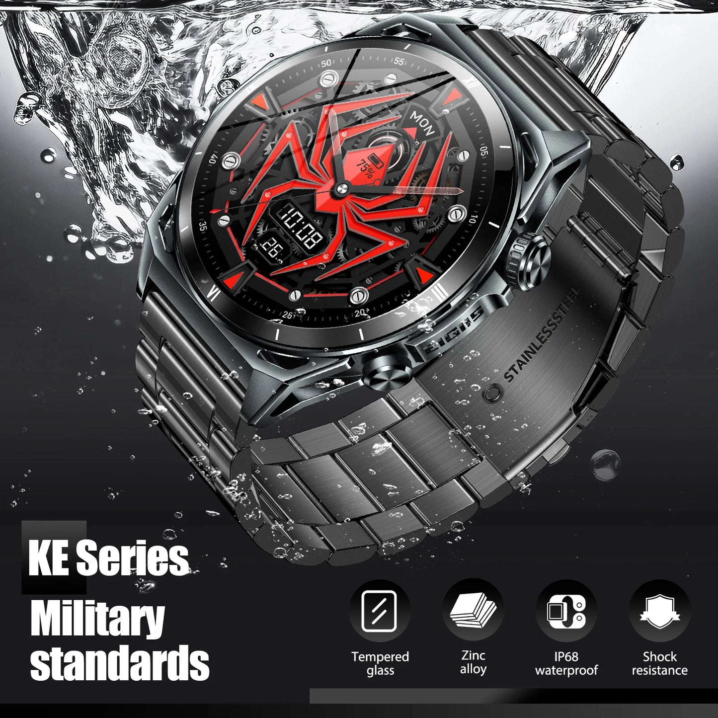 EIGIIS New SmartWatch Water-resistant