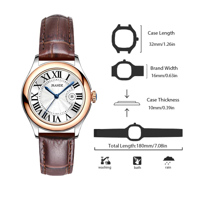 JRANDE Luxury Watch For Women