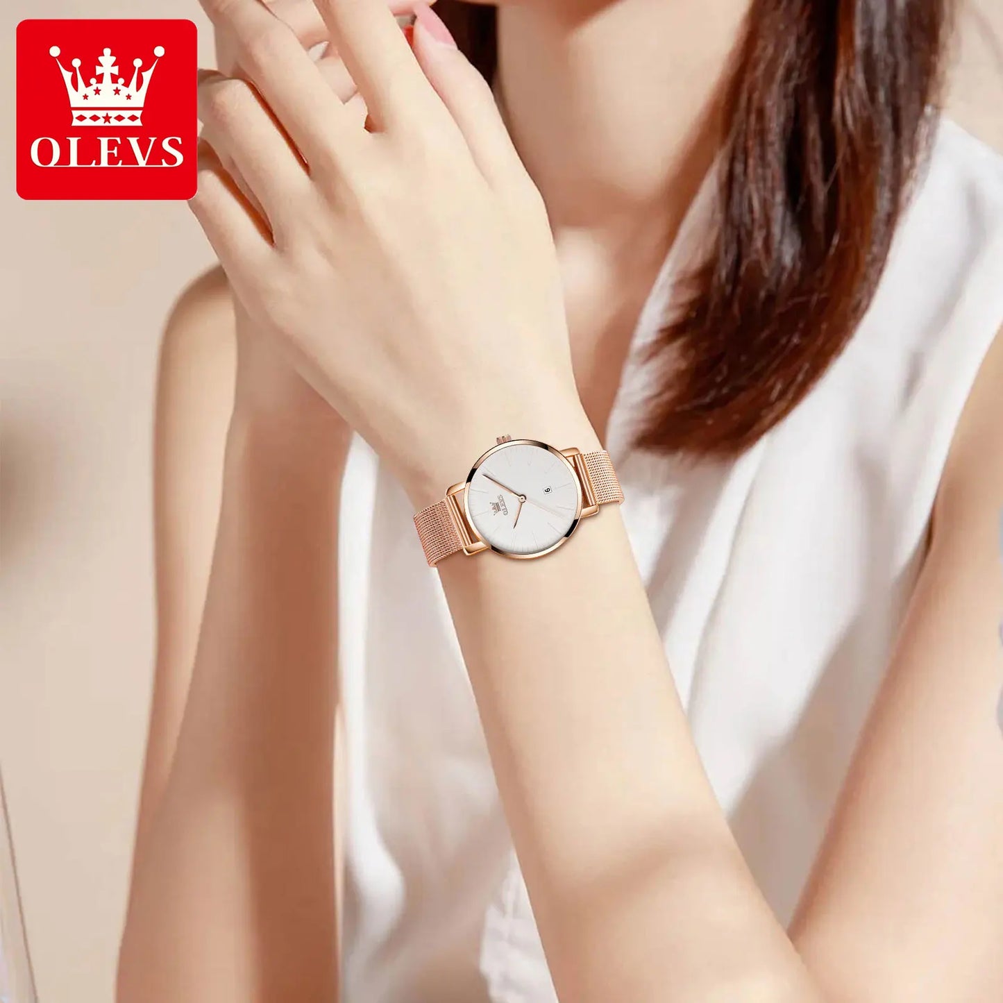 OLEVS Luxury Fashion Watch for Women