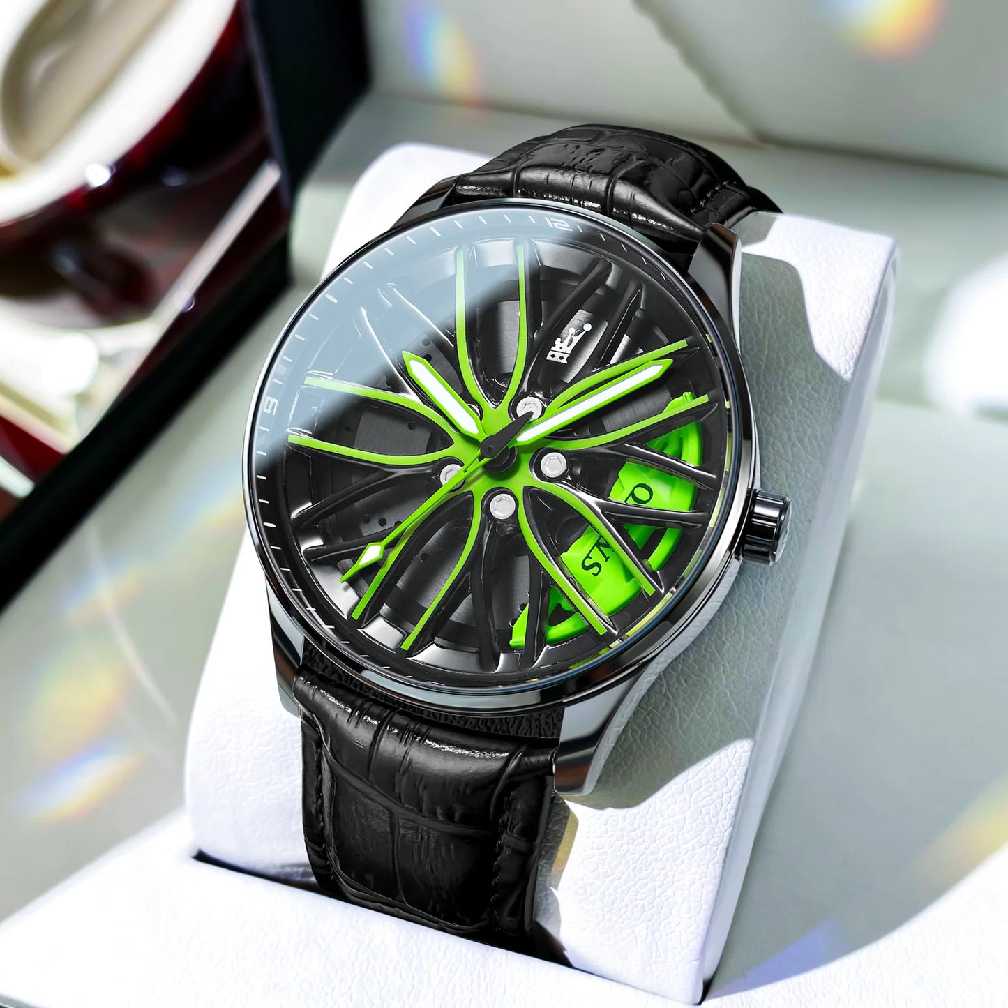 OLEVS Sport Car Rim Watch