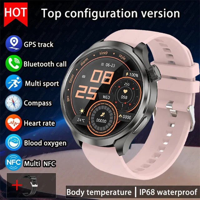 BOXUXING Amoled Screen Smartwatch