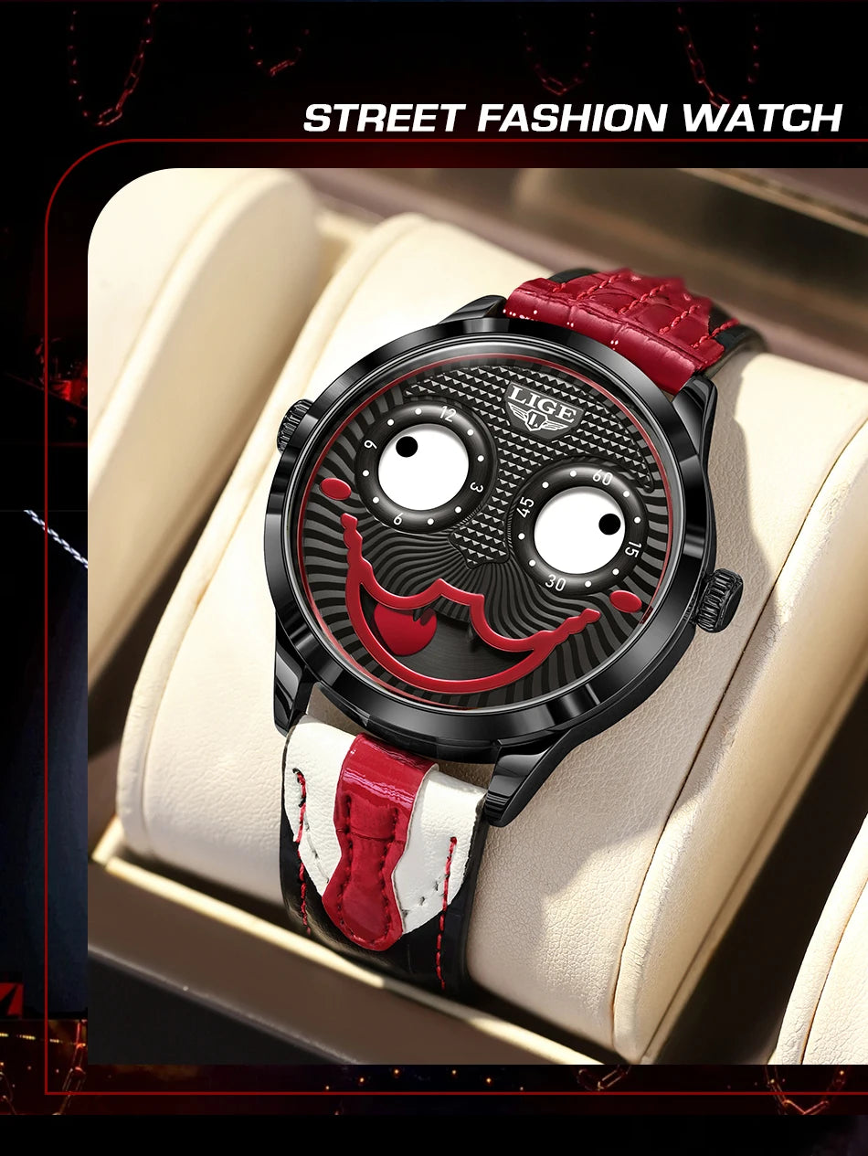 LIGE Cool Joker Watch Men