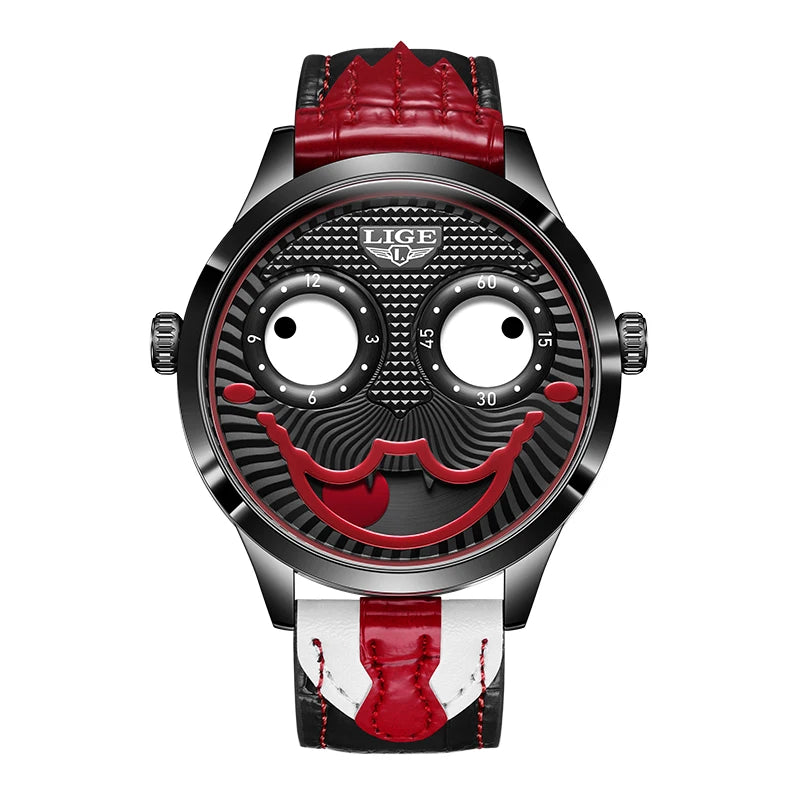 LIGE Cool Joker Watch Men