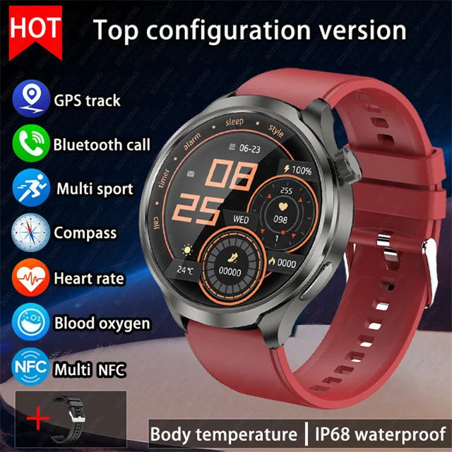 BOXUXING Amoled Screen Smartwatch