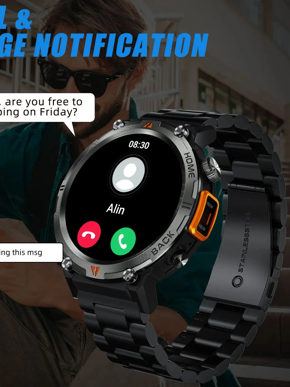 LaNikar Smartwatch For iOS and Android