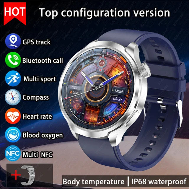 BOXUXING Amoled Screen Smartwatch