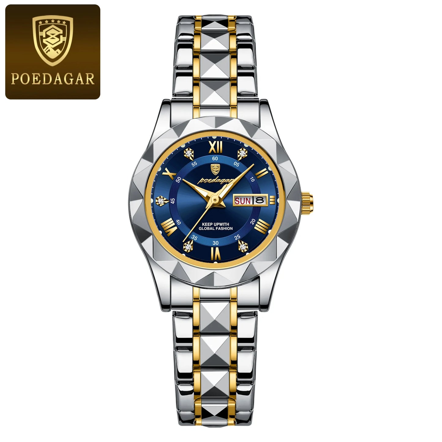 POEDAGAR Luxury Ladies Dress Watch