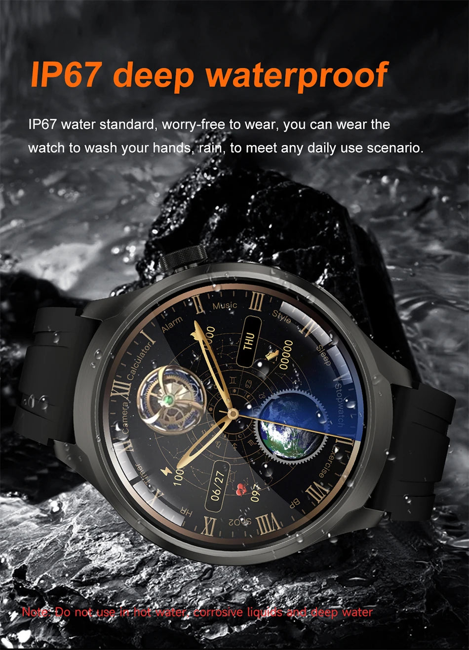 BOXUXING Amoled Screen Smartwatch