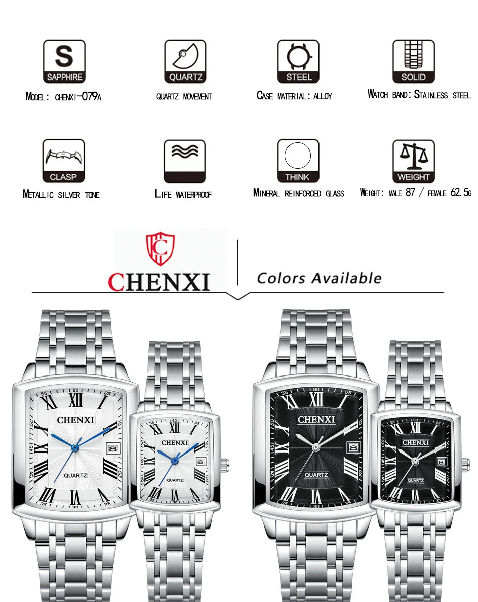 CHENXI 079A Couple's Watches