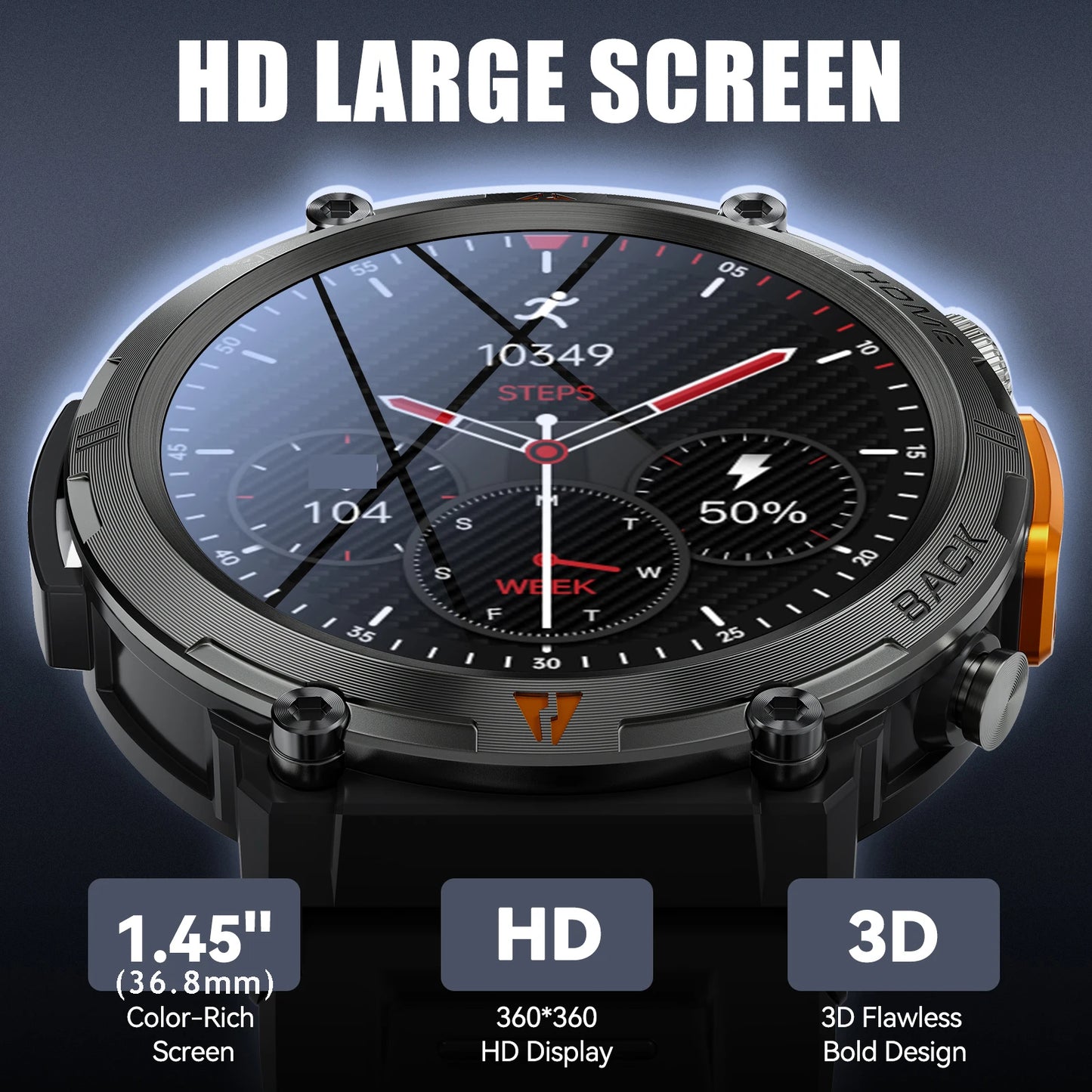 LaNikar Smartwatch For iOS and Android