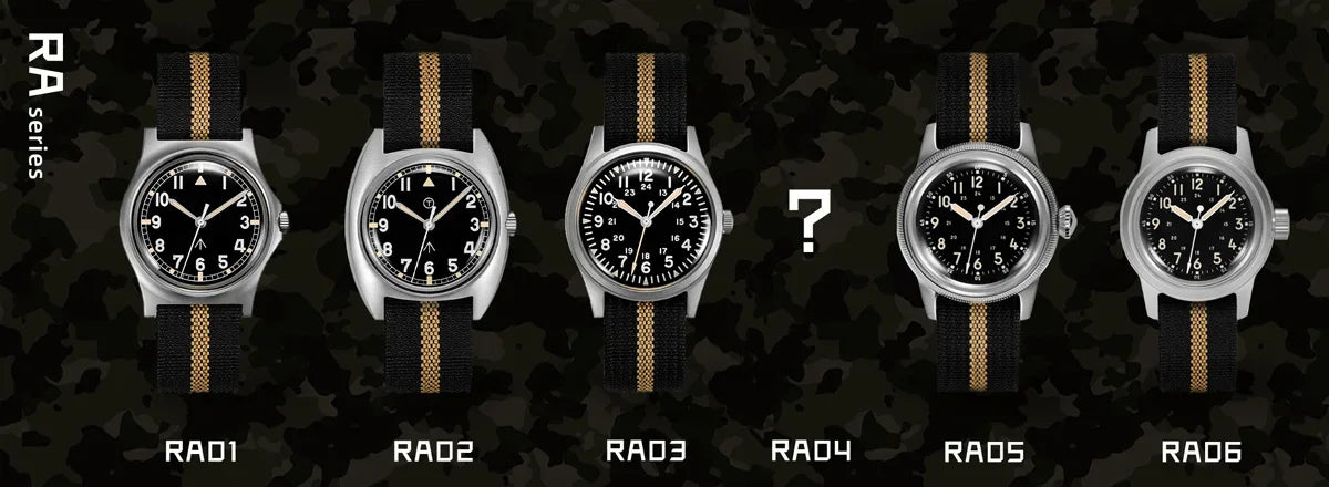 RDUNAE RA05 Vintage Military Watch