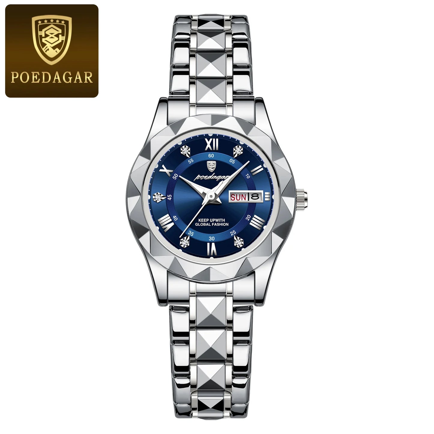 POEDAGAR Luxury Ladies Dress Watch