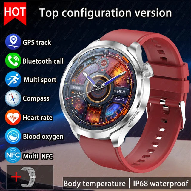 BOXUXING Amoled Screen Smartwatch