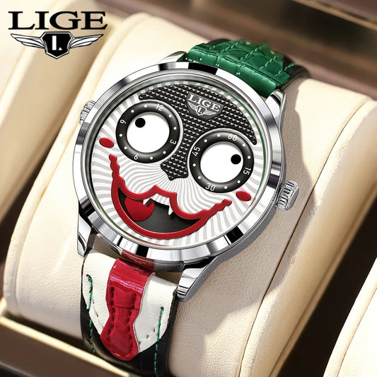 LIGE Cool Joker Watch Men