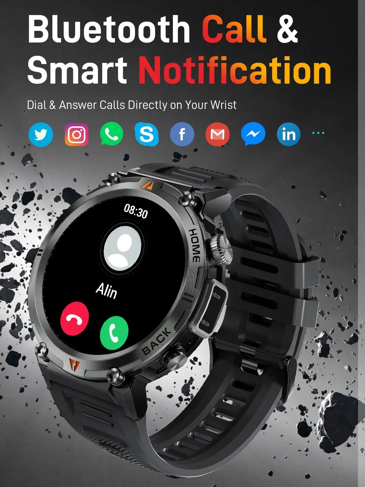 LaNikar Smartwatch For iOS and Android