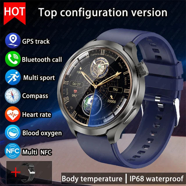 BOXUXING Amoled Screen Smartwatch