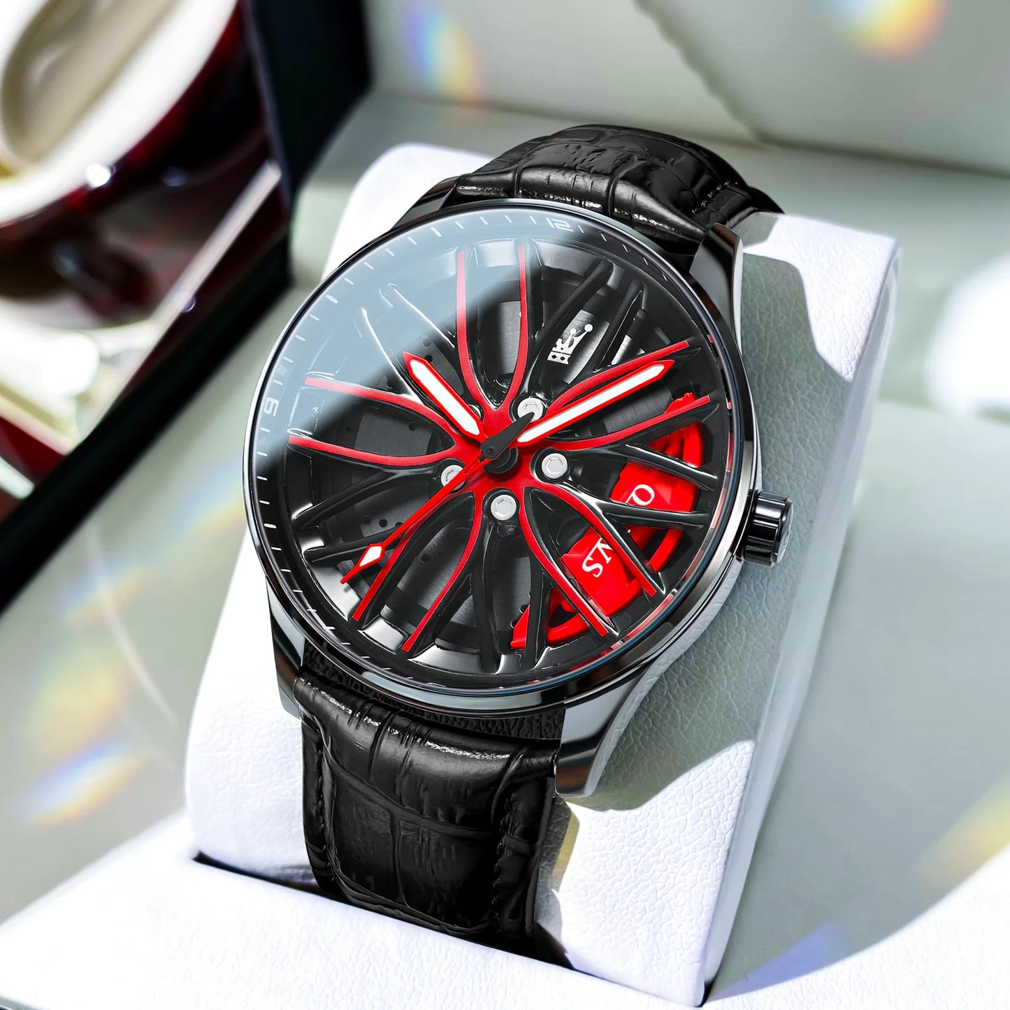 OLEVS Sport Car Rim Watch