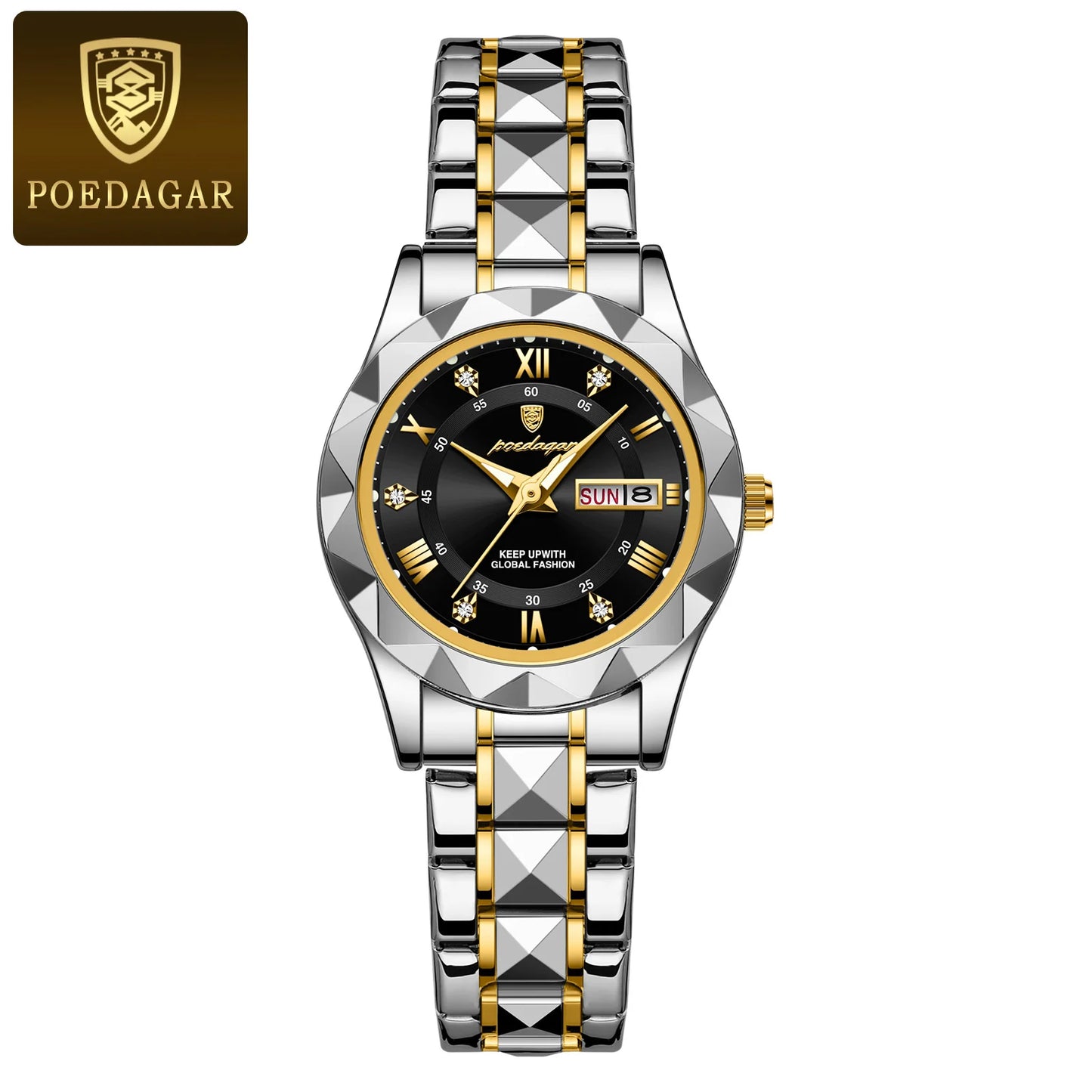 POEDAGAR Luxury Ladies Dress Watch