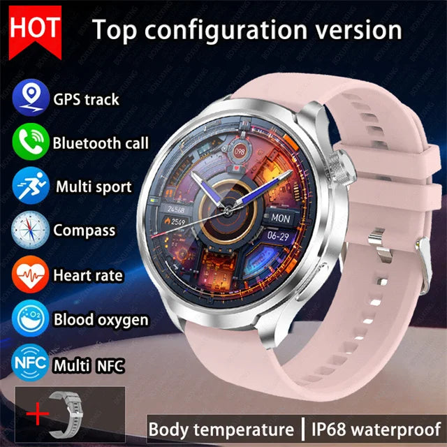 BOXUXING Amoled Screen Smartwatch